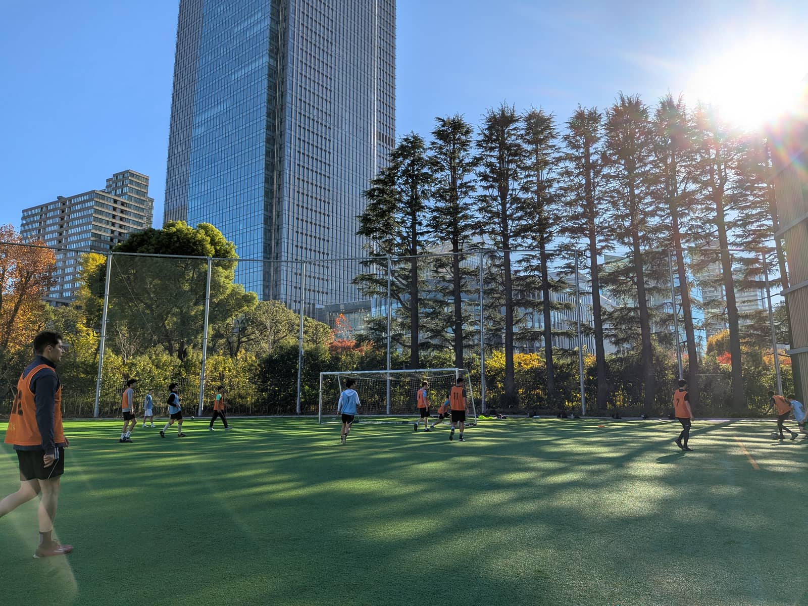 Park sports pitch
